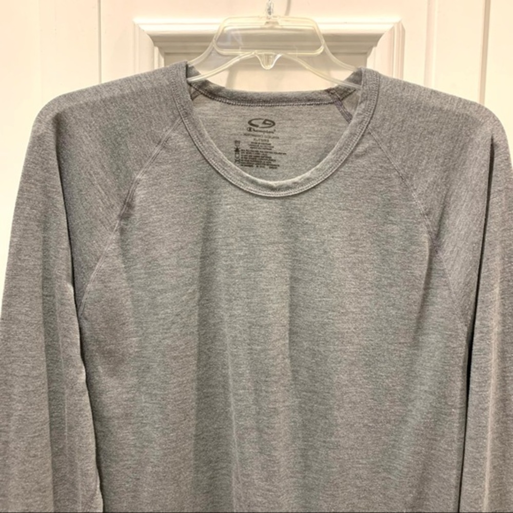 Champion Performance Base Layer Gray Long Sleeve … - image 2